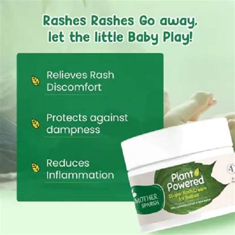 Herbal Mother Sparsh Plant Powered Diaper Rash Cream For Babies Gm