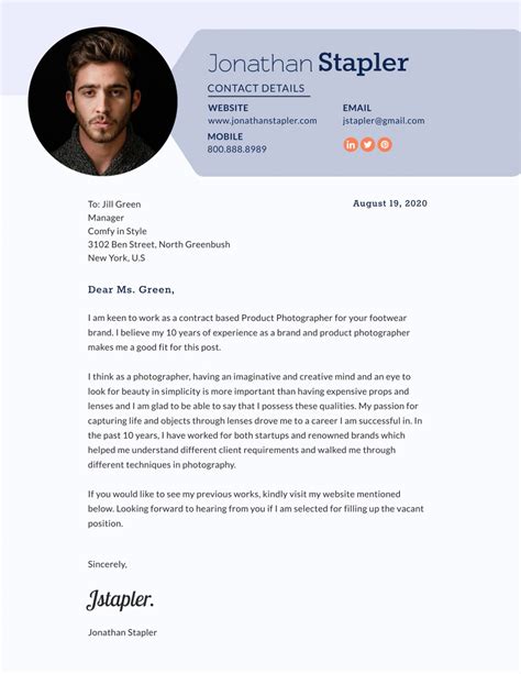 17 effective cover letter templates you can customize and download visual learning center by visme