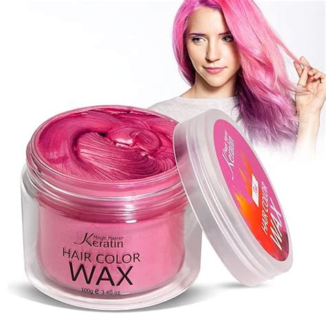 Amazon Com Temporary Hair Color Wax Pink Magic Master Keratin Hair Dye Paint Wax Fl Oz