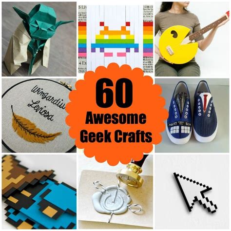 60 Awesome Geek Crafts From Around The Web Geek Diy Nerd Crafts