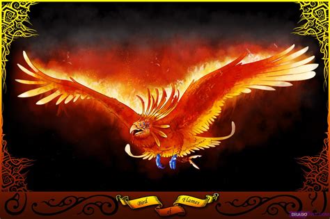 Illustration about illustration of mythical phoenix bird. FULL WALLPAPER: Phoenix bird wallpaper