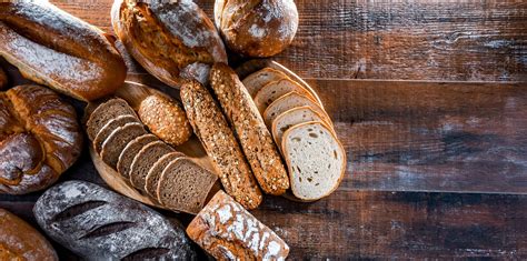 Assorted Bakery Products Including Loafs Of Bread And Rolls Stock Image