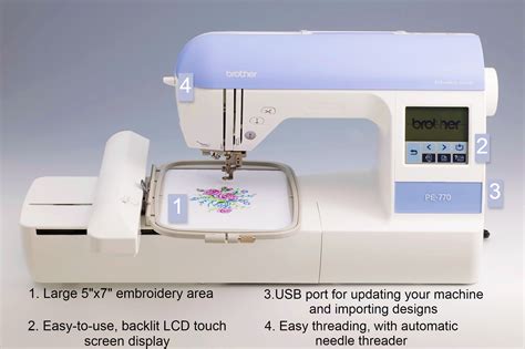 Brother Pe 770 Embroidery Machine In Depth Review 2022