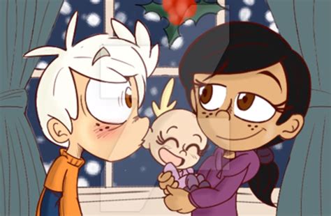 Aww Lincoln Tied To Kiss Ronnie Anne Under The Mistletoe The Loud