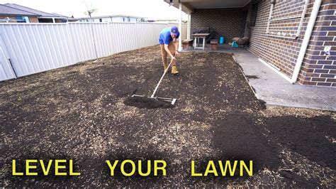 How To Level A Lawn Lawn Renovation Youtube