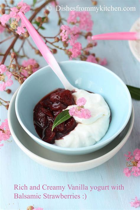 3) in a large measuring cup or a bowl, whisk together the yogurt, eggs, vanilla, oil and sugar. Dishesfrommykitchen: HOMEMADE CREAMY VANILLA YOGURT WITH ...