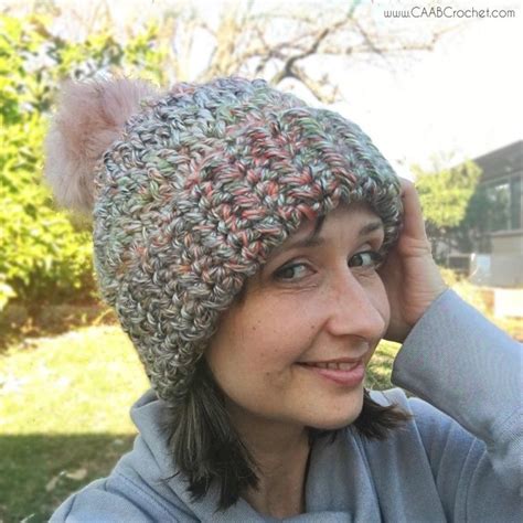 Super Bulky Crochet Hat Pattern The Daphne Beanie From Caabcrochet