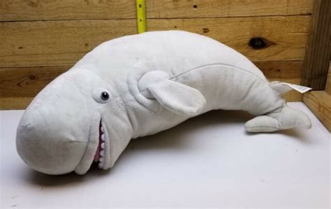 Bailey Disney Store Finding Dory Beluga Whale Velvety Huggable Plush 18 Vgc Ebay