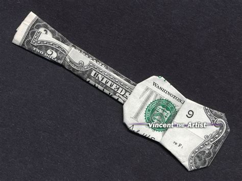 Ukulele Guitar Money Origami Music By Vincentsartsupplies Money
