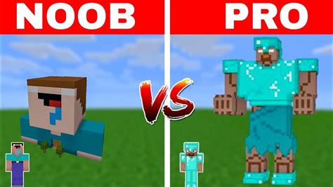 Noob Vs Pro Herobrine Statue House Build Challenge In Crafting And