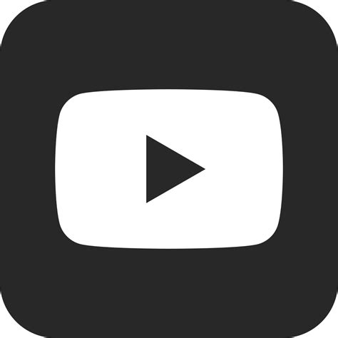 White Youtube Logo Logodix