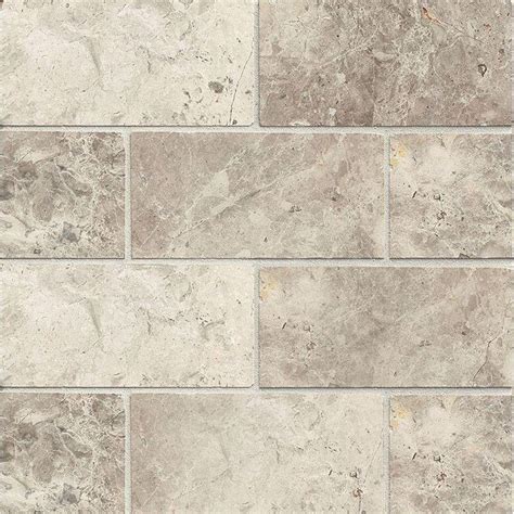 Tundra Gray Marble 3x6 Subway Tile Polished And Honed Sample Stone Tilezz