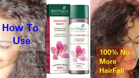 4 hair serums for frizzy & curly to silky hair review, livon, moroccan, pantene & dikson urdu hindi. Biotique Bio Mountain Ebony Vitalizing Hair Serum For ...