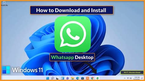 How To Download And Install Whatsapp Desktop On Windows 11 Youtube