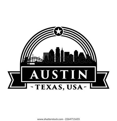 Austin Texas Logo Vector Illustration Stock Vector Royalty Free