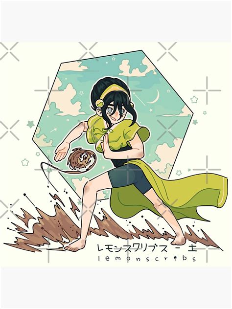 Earthbender Sticker By Silachan Redbubble