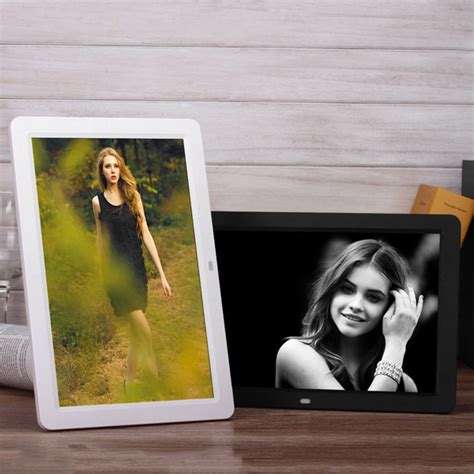 Multifunctional 12 Lcd Digital Photo Frame 1280 800 High Resolution Picture Frame With Wireless