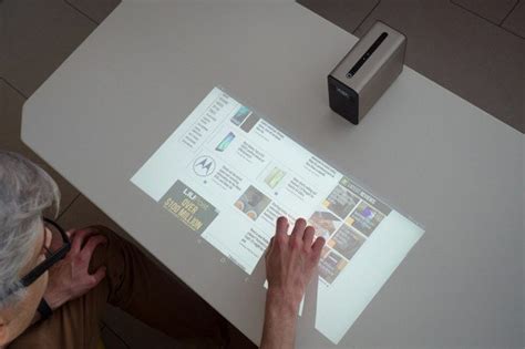 Xperia Touch Projector Lets You Turn Any Surface Into An Android Device