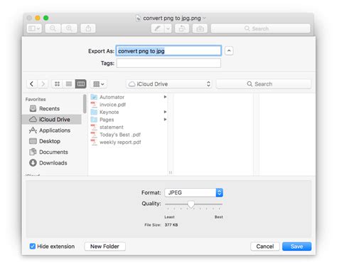 5 Ways To Batch Convert Png To  On Mac And Keep Quality