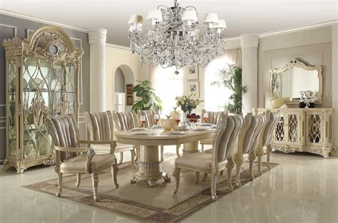 Homey Design Hd 8016 Bellagio Dining Set Usa Furniture Warehouse