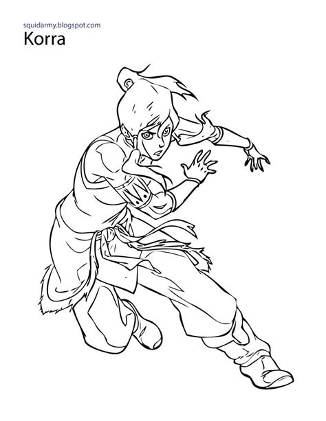Tons of awesome avatar korra wallpapers to download for free. Avatar Legend of Korra Coloring pages - Squid Army