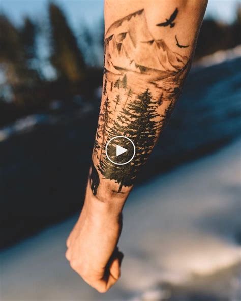 Nature tattoos are very artistic and bright. #armbanddesign #the # nature # tattoo tattoo of nature # ...