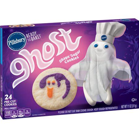 We love baking a big batch of black and orange decorated sugar cookies to get everyone in the spooky holiday spirit. Pillsbury Ready to Bake!™ Ghost Shape® Sugar Cookies ...