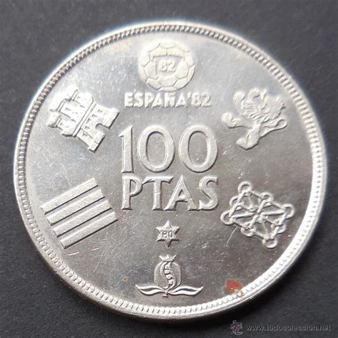 España Moneda De 100 Pesetas Mundial 82 1980 Vendido En Venta