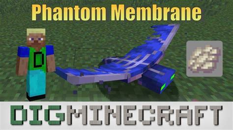 How To Add A Phantom Membrane To Your Inventory In Minecraft Survival