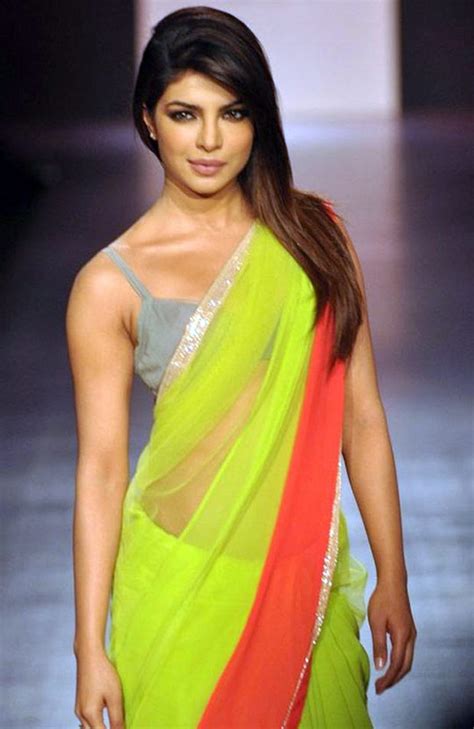 She Is Beautiful Priyanka Chopra In Saree