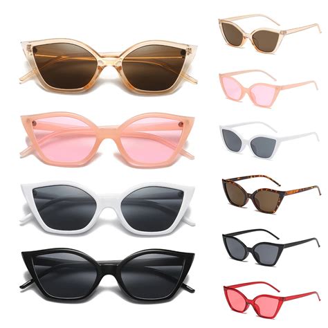 Outeye Fashion Women Ladies Cat Eye Sunglasses Brand Designer Retro