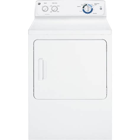 Ge 6 Cu Ft Electric Dryer White In The Electric Dryers Department At