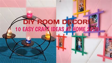 Diy Room Decor 10 Easy Crafts Ideas 2020 Youtube