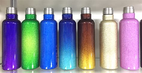 Products 17oz Glitter Coating Sports Water Bottle Double Wall