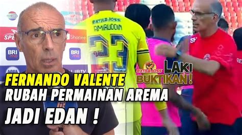 Komentator Indosiar Sampai Heran Hari Fernando Valente Rubah Gaya Permainan Arema Jadi Edan