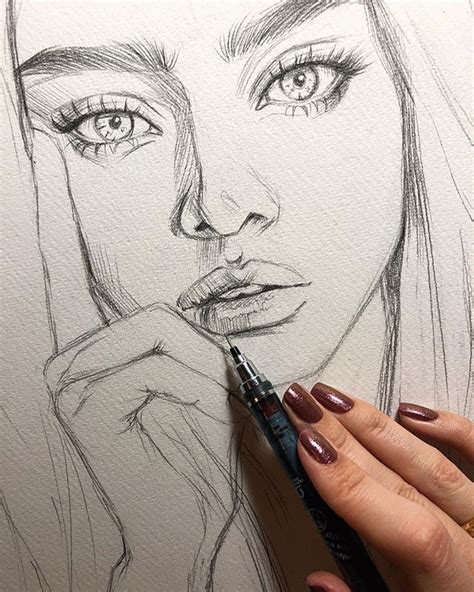 Como Dibujar Una Chica Hermosa Dibujo Sencillo Y Facil Con Una Chica Tutoriales De Dibujo A