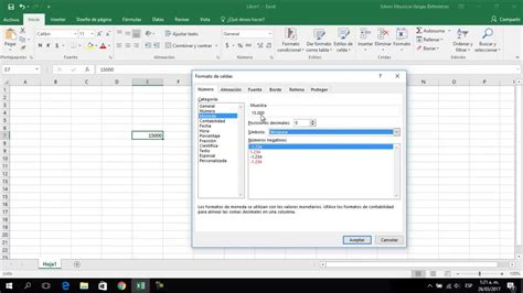 Formato De Celda Microsoft Excel Youtube