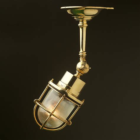 Adjustable Ships Caged Glass Ceiling Light • Edison Light Globes Pty Ltd