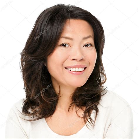 Asian Woman Smiling Happy Stock Photo By Ariwasabi