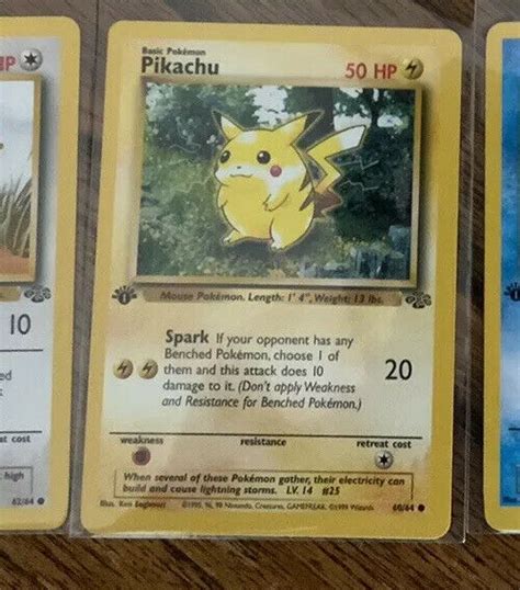 Mavin First Edition Jungle Pikachu Pokémon Card