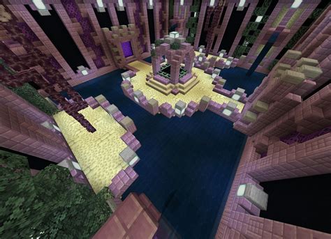 Minecraft Bedrock End Portal Room Made In Survival With Inspiration