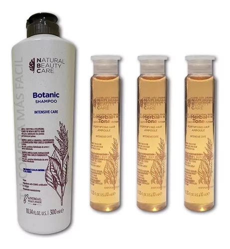 Nbc Shampoo Botanic 1 Ampolleta Herbal Tone Kit Anticaída Meses Sin
