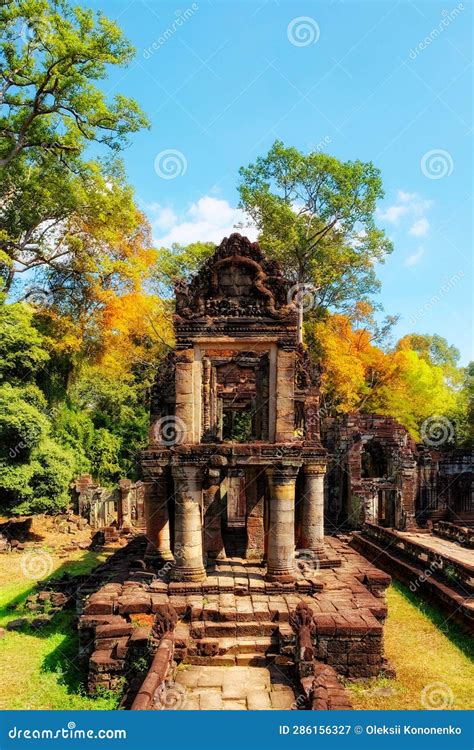Enchanting Remnants: Ancient Ruins of Khmer Temples, Preserving the