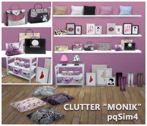 Pqsims4 Bedroom Clutter Monik • Sims 4 Downloads