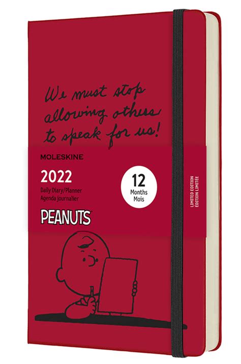 buy moleskine 2022 diary large 12 month weekly peanuts at mighty ape nz