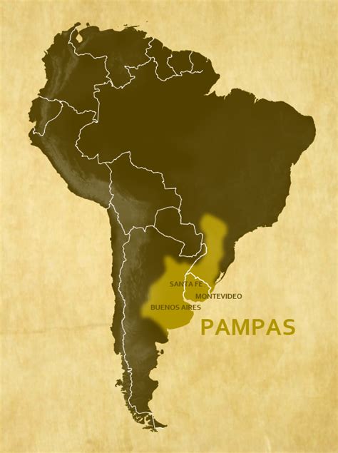 The Pampas From Quechua Pampa Meaning Plain Are Fertile South