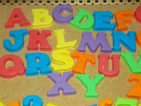 Maybe your phone broke or you lost all your contacts after getting a new phon 1994 Playskool Magnetic Alphabet Capital Letters Numbers ...