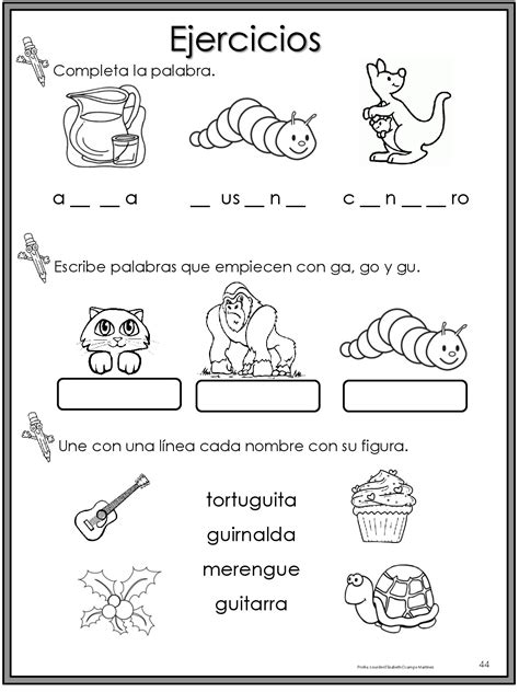 50 Ejercicios De Lecto Escritura Para Preescolar Y Primaria 023