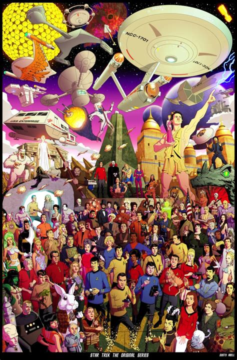 All Of Star Trek The Original Series In One Epic Poster The Mary Sue