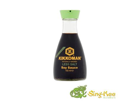 Kikkoman Less Salt Soy Sauce 150ml Herbs Spices And Other Ingred